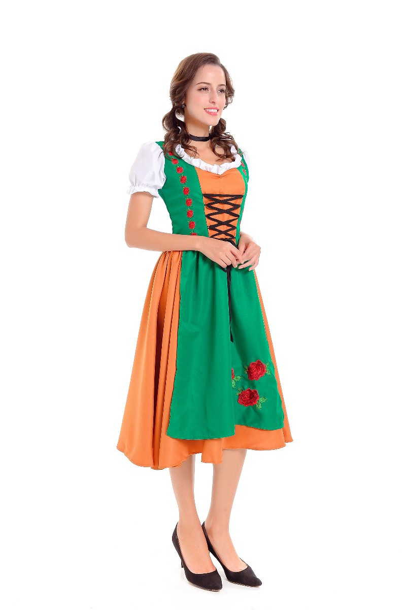 F1790 Ladies Traditional Bavarian Girl Fancy Dress Costume